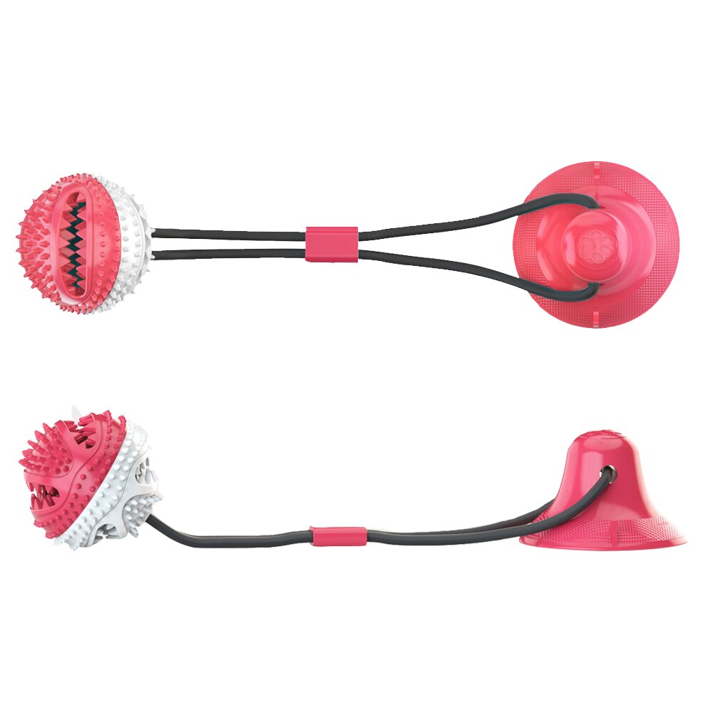 Dog Molar Bite Toy with Powerful Rope and Suction Cup for Dog To Pull/chew/Clean Teeth and Self-playing Pet Products