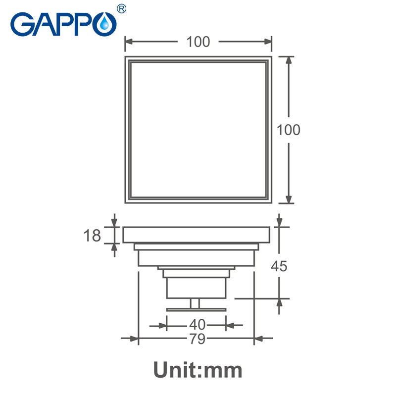 Gappo Drains Zwart Douche Floor Drains Plus Wassen Gootsteen Stop Badkamer Drain Plug Messing Afvoerputje Cover Anti Geur Sink afval