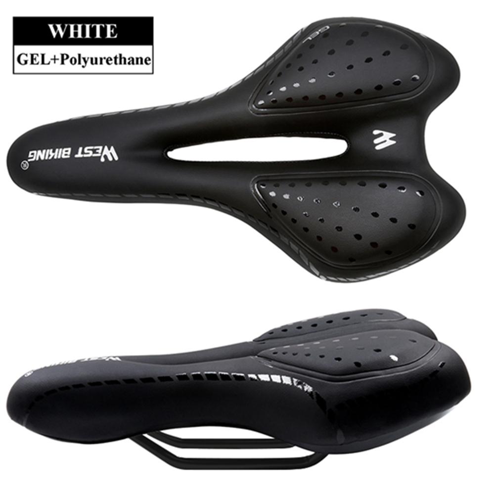 Duurzaam Fietszadel Klassieke Delicate Textuur Fietszadel Waterdichte Siliconen Kussen Pu Oppervlak Mtb Bike Seat