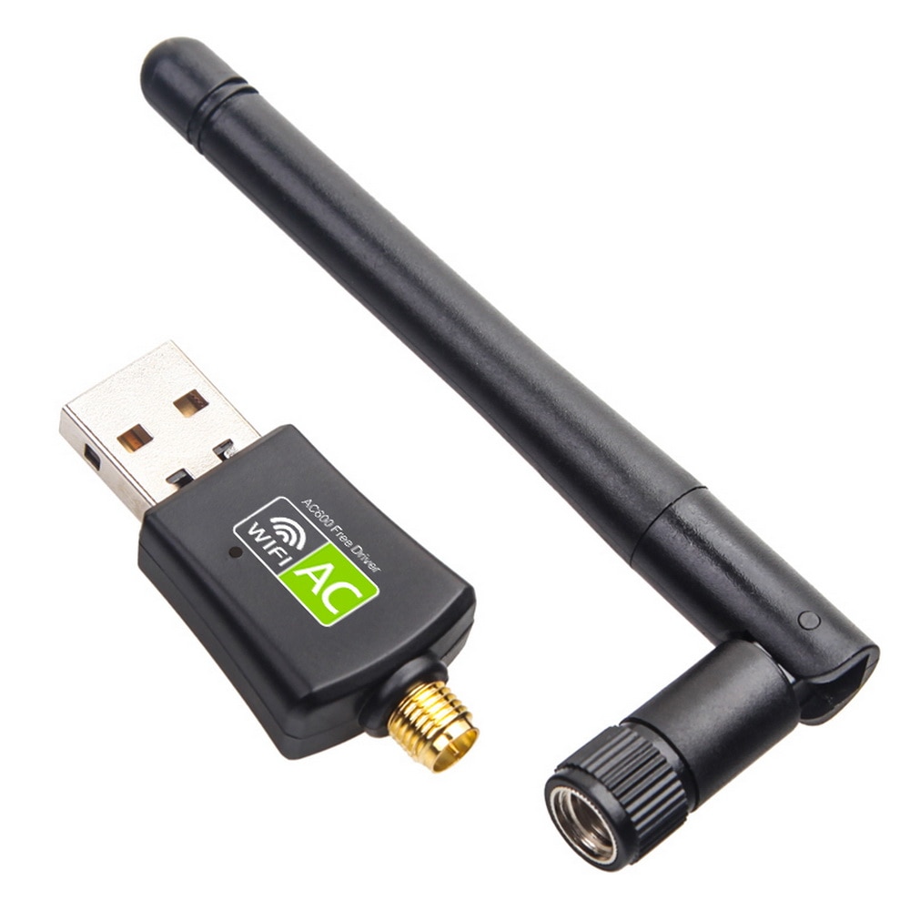 Kebidu RTL8811AU AC 600Mbps USB antenna 802.11n antenna Wi-Fi A Lunga Distanza 2.4Ghz + 5Ghz Wi Fi Ricevitore autista di Scheda di rete di Trasporto