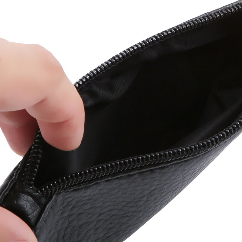 Houd solide eenvoudige heren- en damesportemonnees van pu-leer, tas met rits, clutch, portemonnee, telefoon, polsbandje, draagbare handtas voor feestshoppen