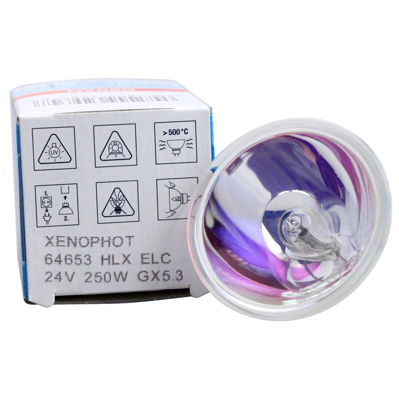 ELC 64653 24V250W GX5.3 Endoscope Bulb Projector Halogen Bulb Microscope Bulb Censor Light Bulbs Lightbulbs: Made in China24V250W