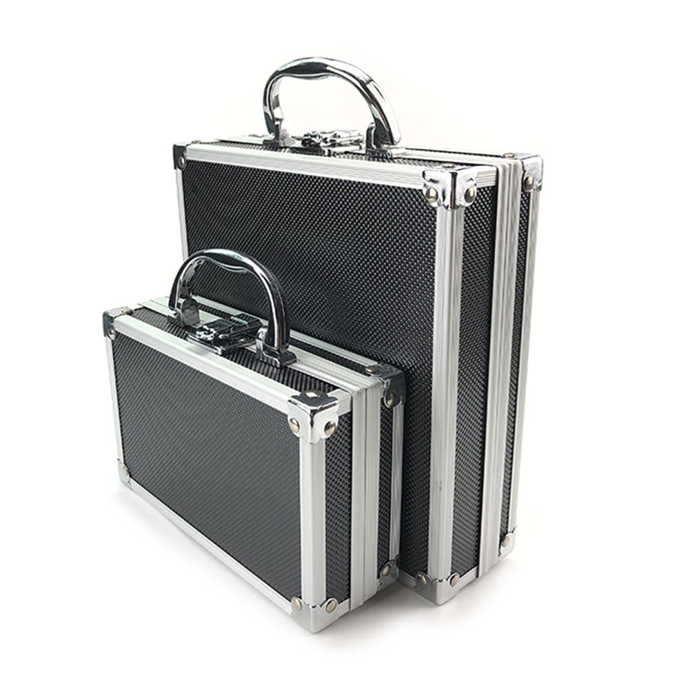Tool Box Aluminium Alloy Toolbox Storage Case Portable Tool Case Travel Luggage Organizer Case Safety Alloy Toolbox