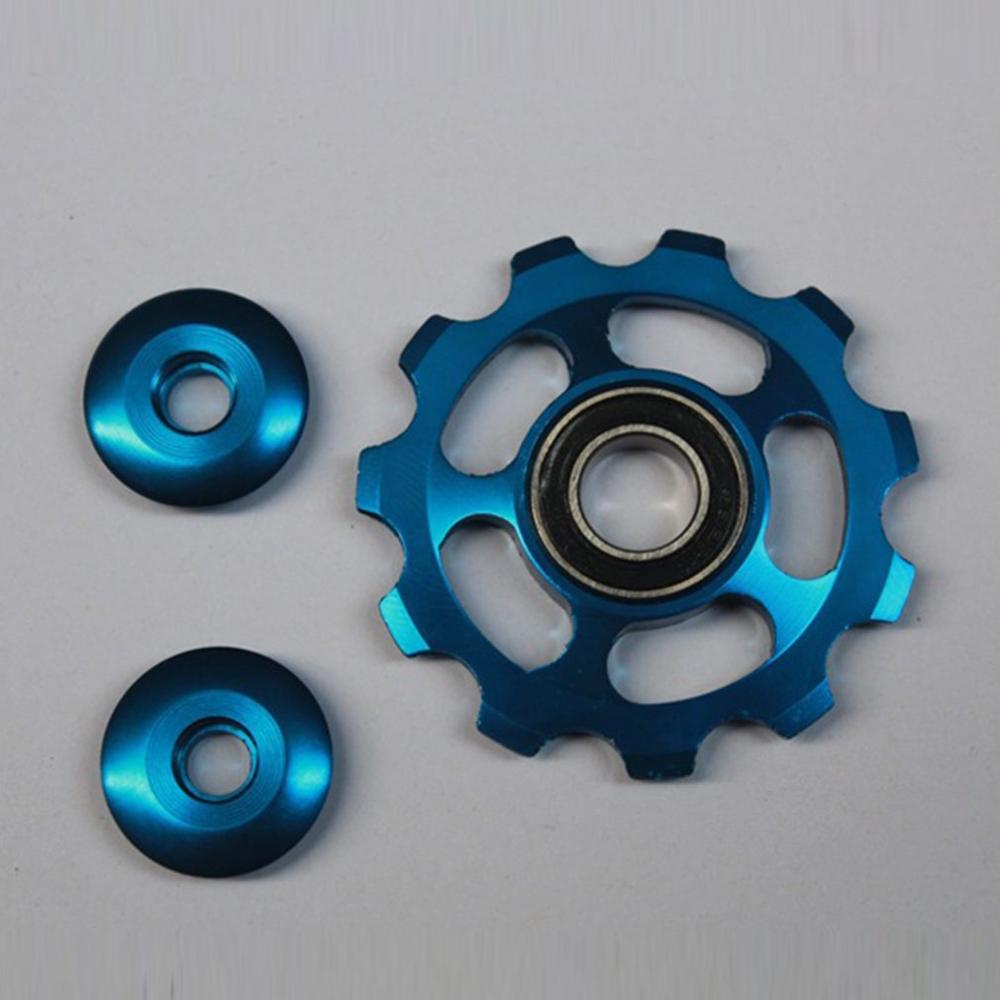 11 T Aluminium Mtb Fiets Achterderailleur Pulley Jockey Racefiets Gids Roller Spanner Deel Fietsen Accessoire: Blauw