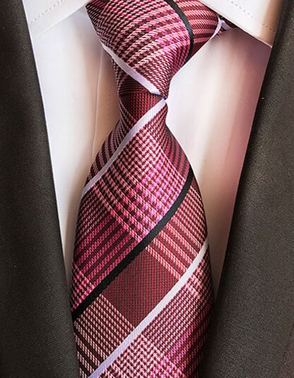 Gusleson 8Cm Mannen Zijden Stropdas Effen Plaid Gestreepte Stropdassen Voor Mannen Formele Zakelijke Bruiloft Accessoires Stropdas Voor Man Party: YU-G09