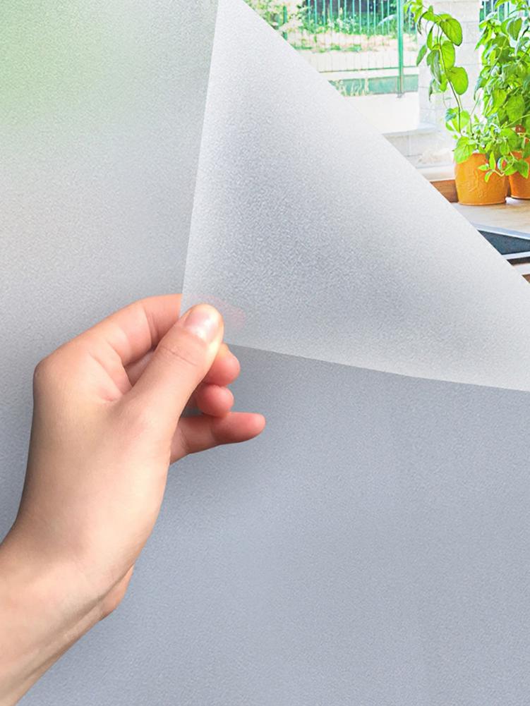 PVC Window Film Removeable Self Static Privacy Frosted Glass Film For Bathroom Office Meeting Room Waterproof Glass Sticker