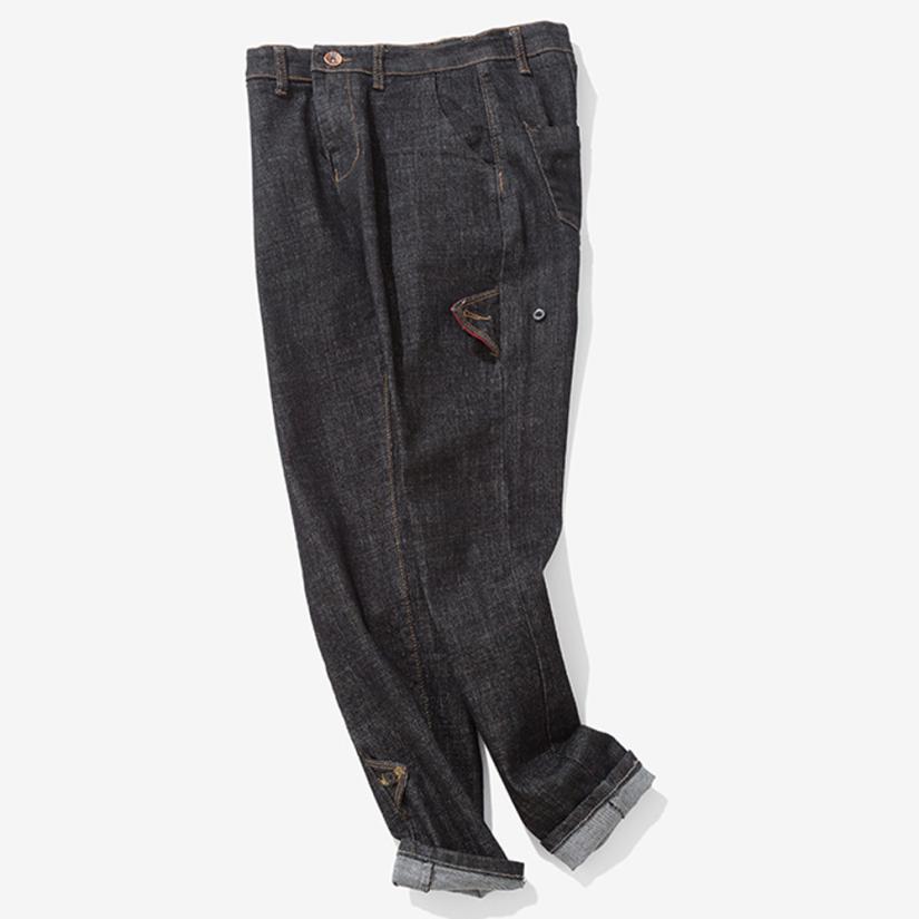 Heren casual herfst denim jeans casual plus size hip pop zwarte broeken broeken heren casual denim jeans heren jeans