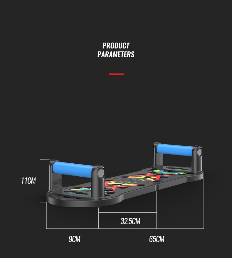 23 in 1 Push Up RACK Training Board Multi-functional Portable Push-up Bracket Board Home Fitness Abdominal muscle strength board