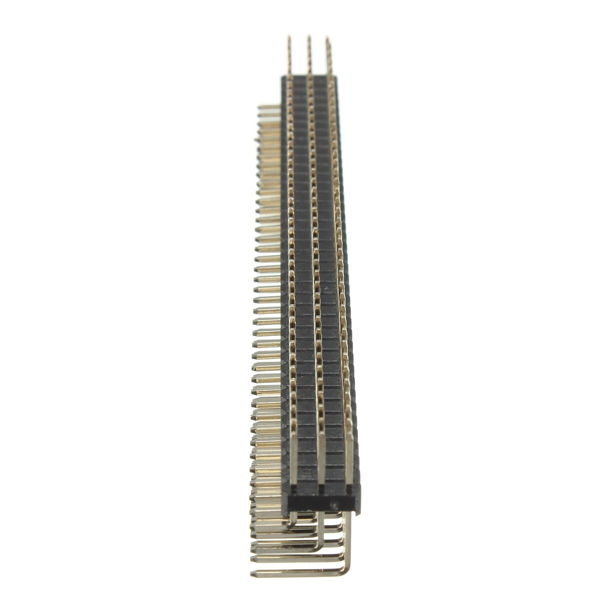 2.54mm 3x40P Male Pins Three Row Right Angle Pin Header for PCB Plate Connector