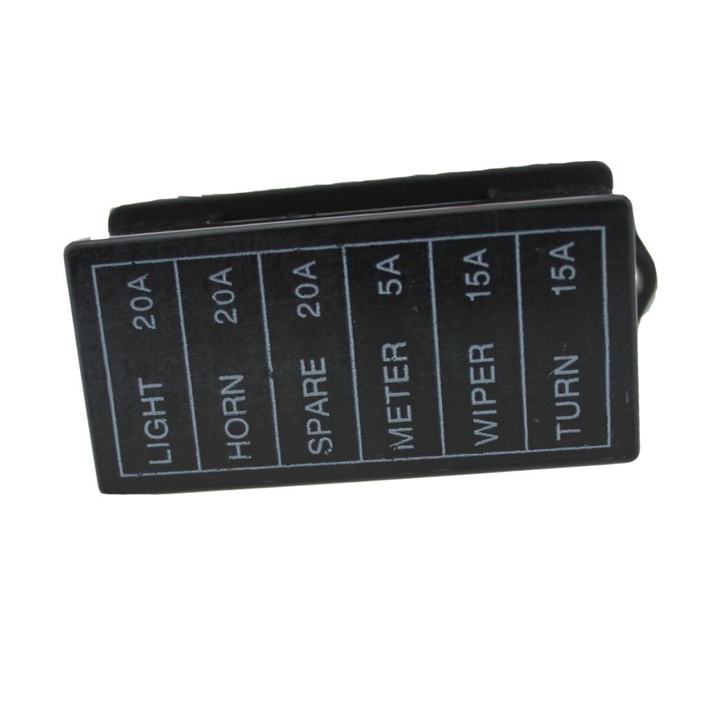 Automotive 6-Way Fusebox Fuse Holder Block For ATC ATO Terminals