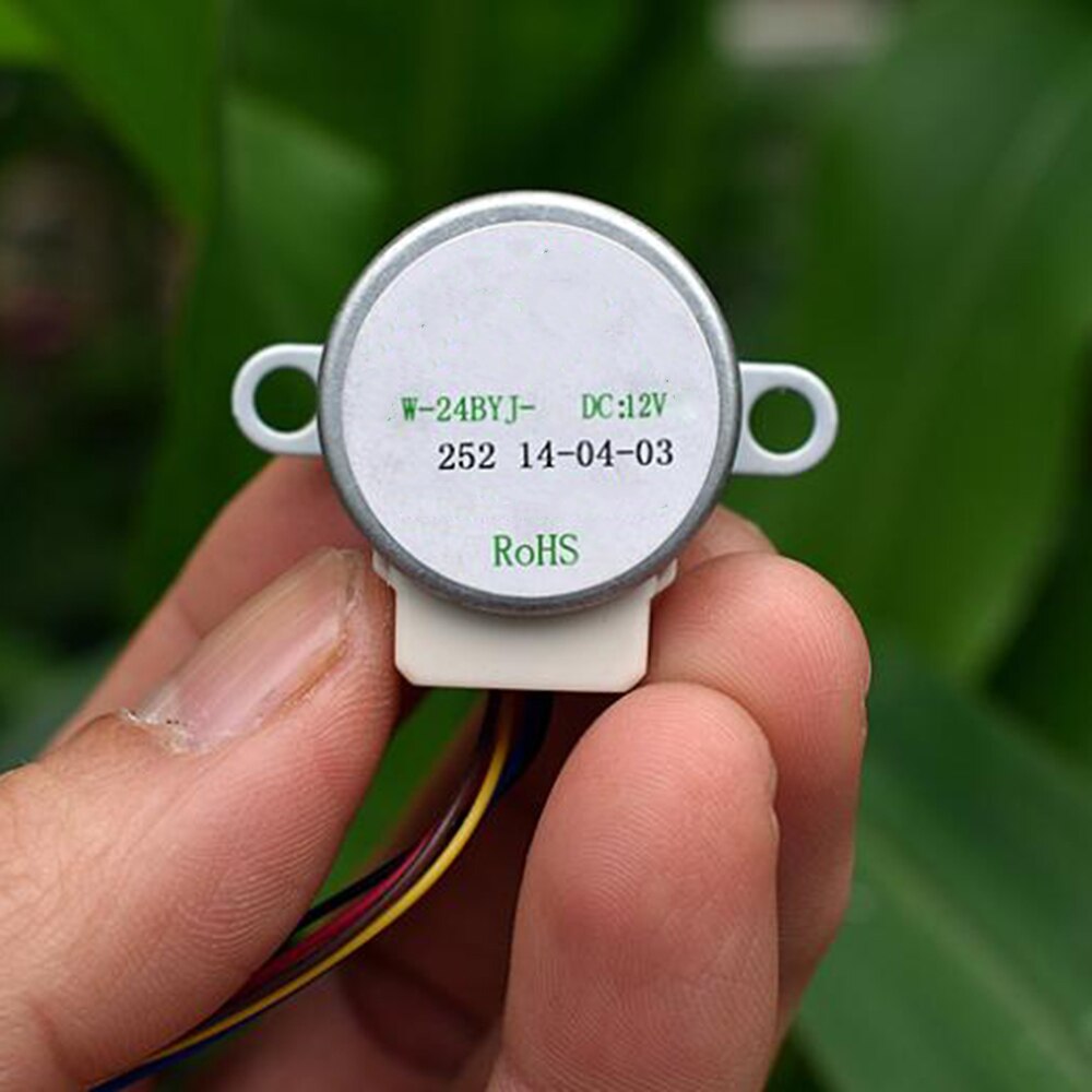 Mini 4 Phase 5 Wire Electric Stepping Gear Motor Speed Reducer Tiny 24BYJ DC 12V Stepper Geard Motor DIY Crystal Ball Robot