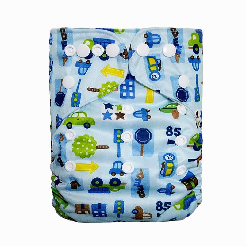 3-15KG Baby Cloth Diaper With 1pcs 4-layers Insert Washable Nappies ECO-Friendly Diaper Pocket Adjustable Reusable Cloth Diapers: H001