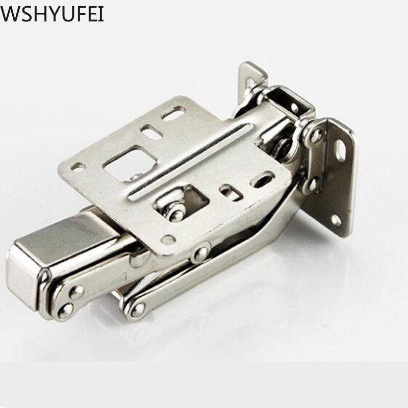 2 Stuks Universele Rvs Scharnier Niet Boren Gat Kabinet Scharnier Grote Hoek Kastdeur Scharnieren Meubelen Scharnieren Hardware