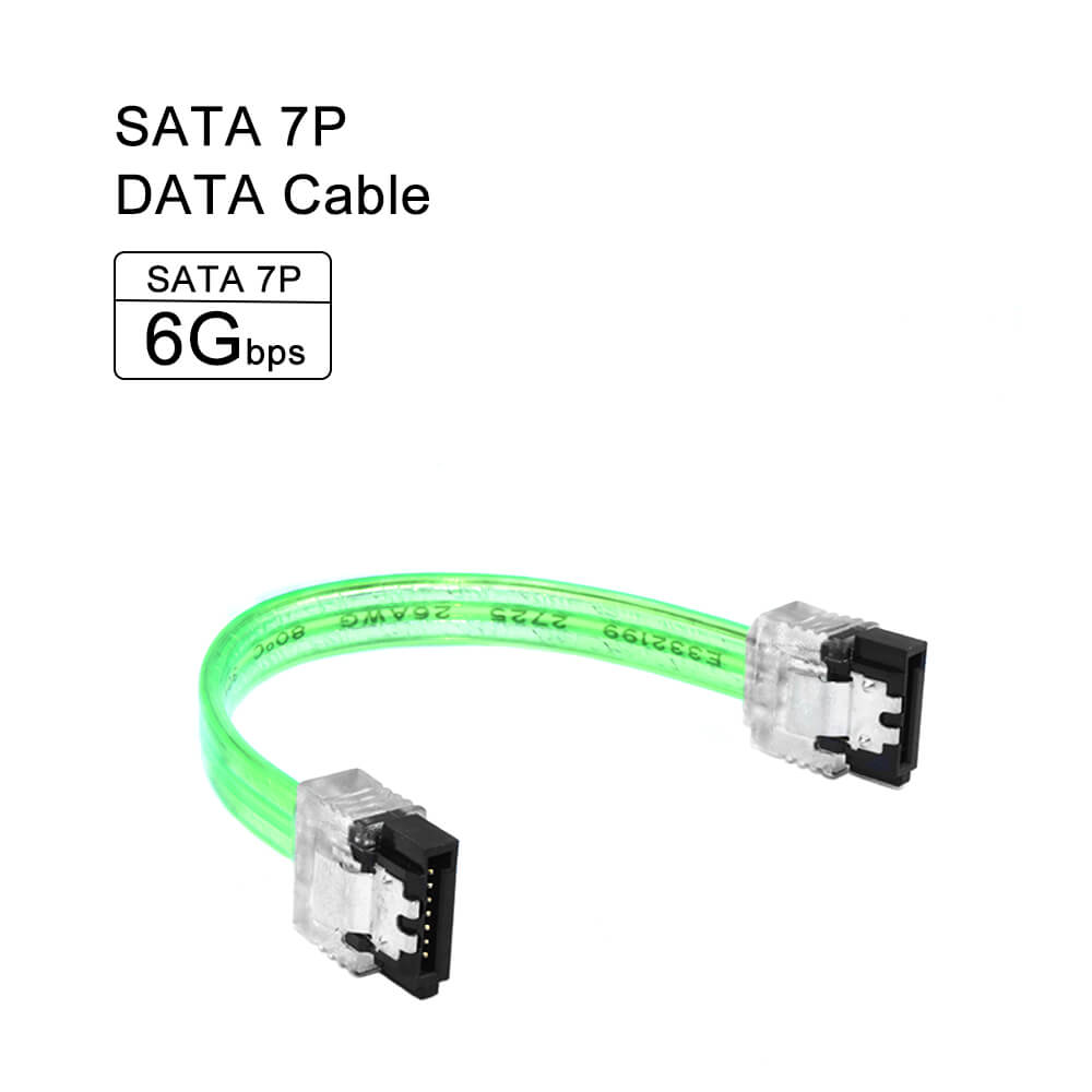 SATA 3.0 III 6 Gb/s 10 cm Harde Schijf Data Seriële ATA Rechte Kabel 26AWG voor HDD SSD snoer lijn 7pin sata kabel 10 CM: Grey