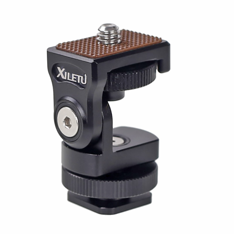 HB-1 mini caldo scarpa Regolabile montare Basamento della Staffa Supporto Del Supporto tenere sotto controllo Della Macchina Fotografica 1/4 ''vite per il video tenere sotto controllo Della Macchina Fotografica luce di riempimento veloce