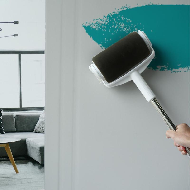 8 Stks/set Multifunctionele Diy Muur Verf Roller Borstel Gereedschap Kits Thuis Hoek Decoratieve Schilderen Borstel