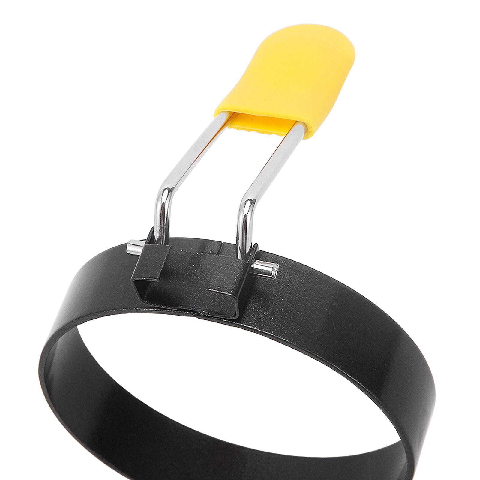 Moldes de Metal antiadherentes para freír huevos, 4 Uds., molde para freir huevos fritos con mango, redondo para tortitas, molde para freir utensilios de cocina