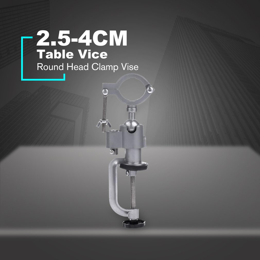 Bench Grinder Stand - 360° Adjustable Drill Holder For Workshop & Garage Organization
