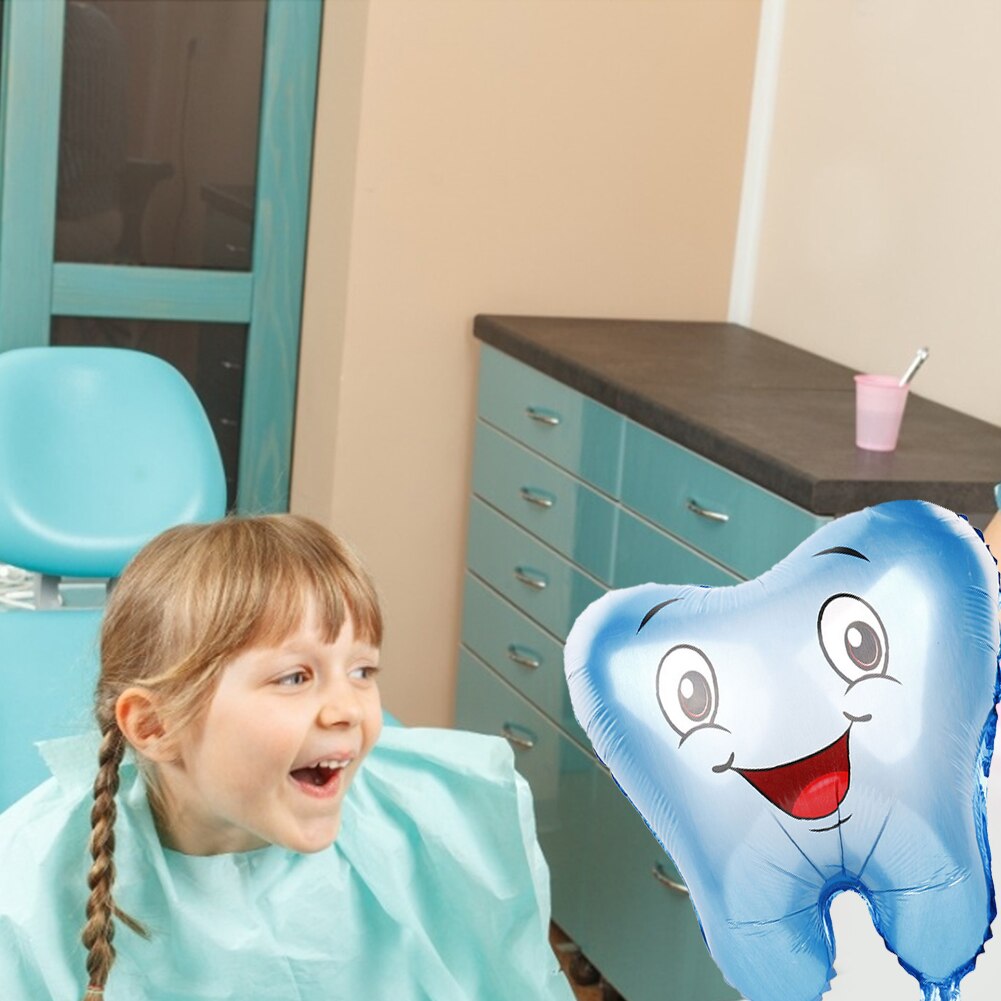 Cartoon Tand Patroon Ballon Aluminium Folie Ballonnen Ornament Anniversary Festival Feestartikelen Decoraties Thuis Party