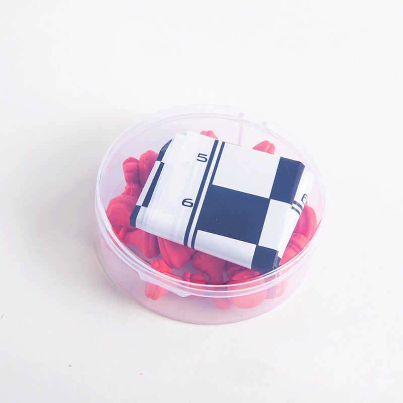 Gomme d'échecs de nouveauté jeu de gomme en caoutchouc en forme d'échecs International drôle comme jouet de jeu d'échecs d'enfants: Rouge
