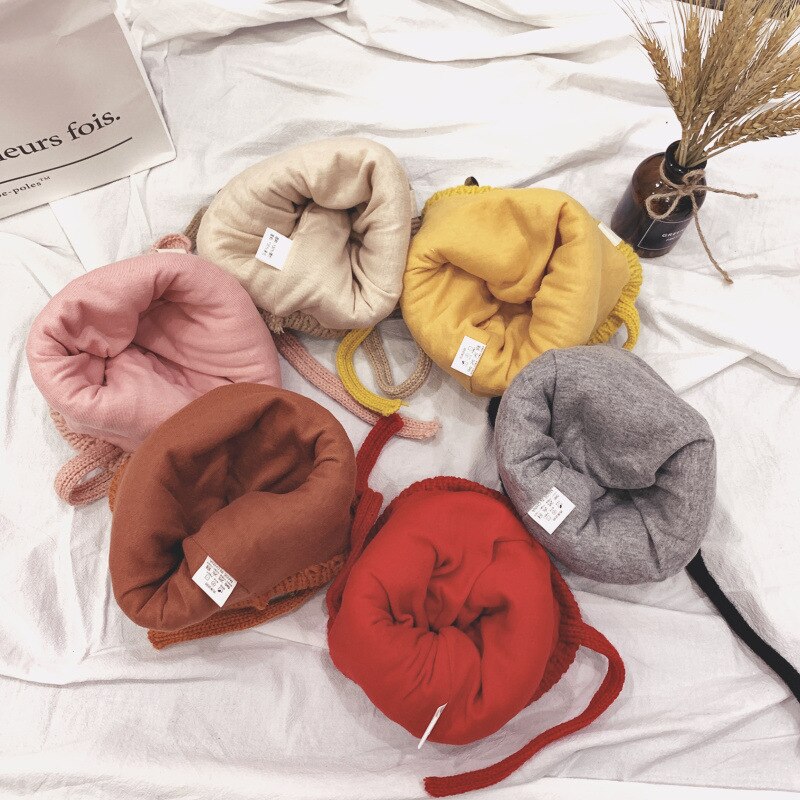Baby Boys Girls Reindeer Beanie Hat Kids Christmas Hats Knit Cap Elk Horn Winter Hat