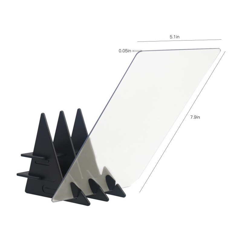 Drawing Board Optical Draw Projector Painting Reflection Tracing Line Table Drawing Storage: White