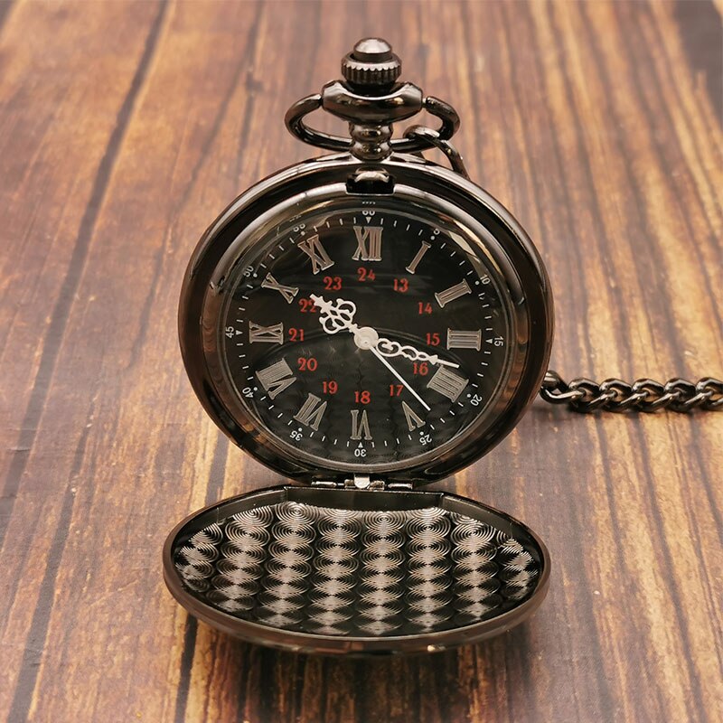 Utsøkt gravert til mitt barnebarn kvarts lommeur barn steampunk klokke herre anheng halskjede fob klokker for barn
