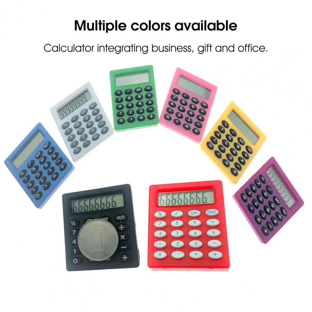 Pocket Calculator Useful 8-Digit Display Student Calculator Energy Saving Sensitive Key Mini Calculator