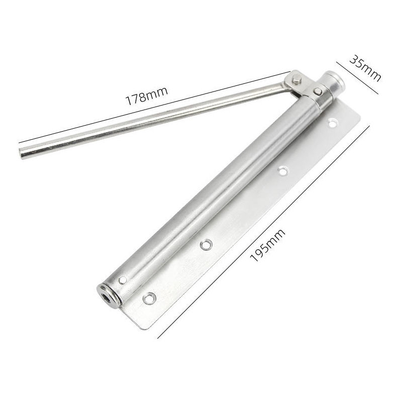 Adjustable Door Closers Surface Mounted Automatic Stainless Steel Spring Closing Door Closer Fire Rated Door Stopper Hardware