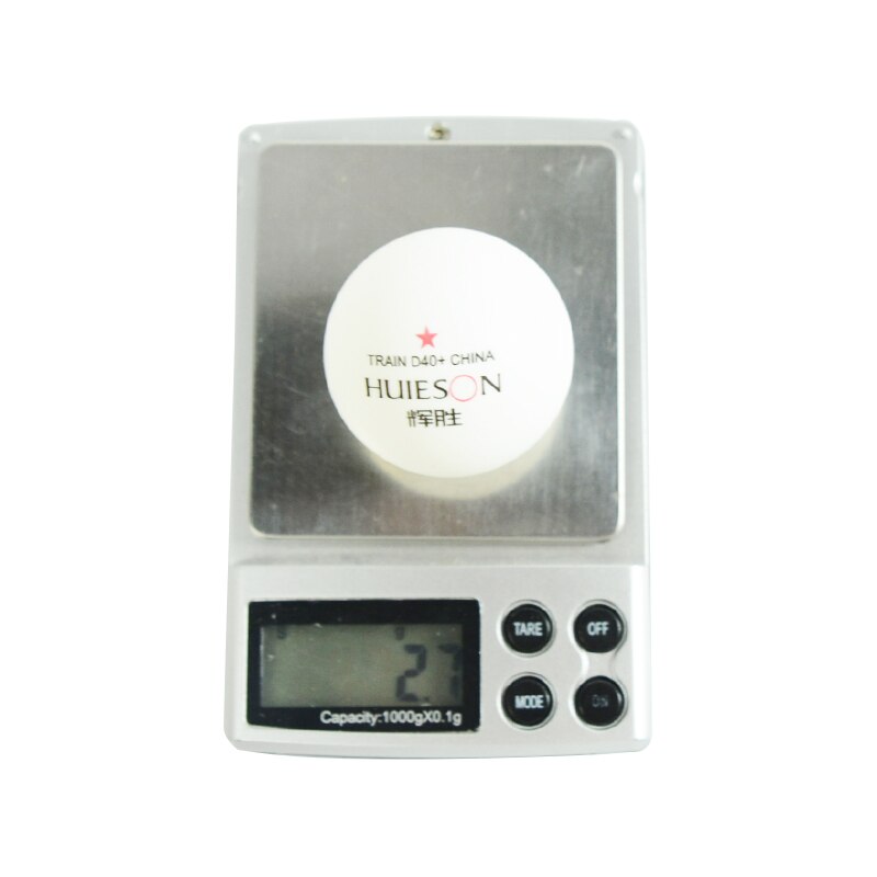 HUIESON 50Pcs/Pack Material Table Tennis Balls D40mm+2.7g ABS Plastic Ping Pong Balls Teenager Adult Club Training Ball