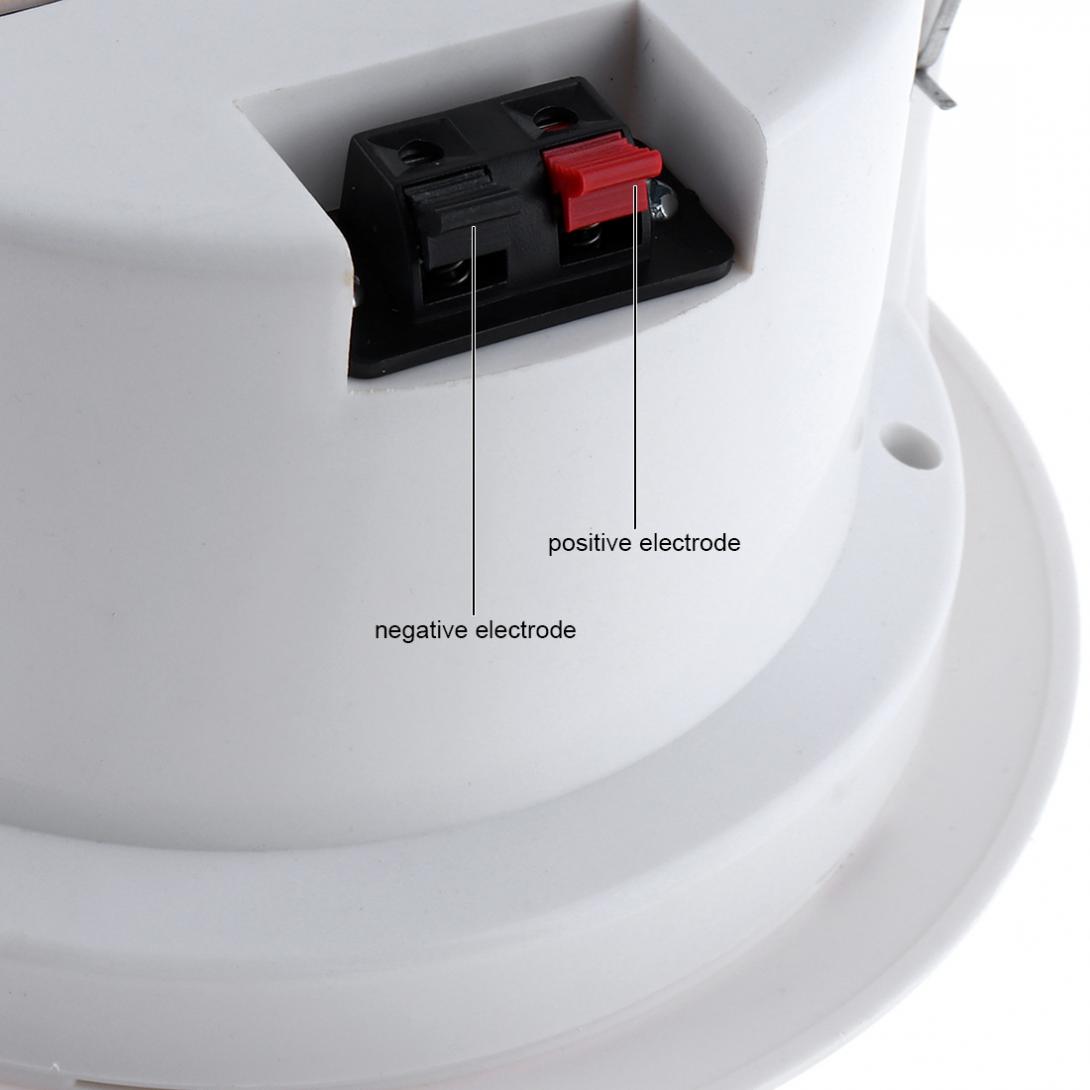 4,5 pulgadas 3/6W impermeable hogar incrustado Radio techo altavoz de difusión pública fondo de música altavoz para el hogar