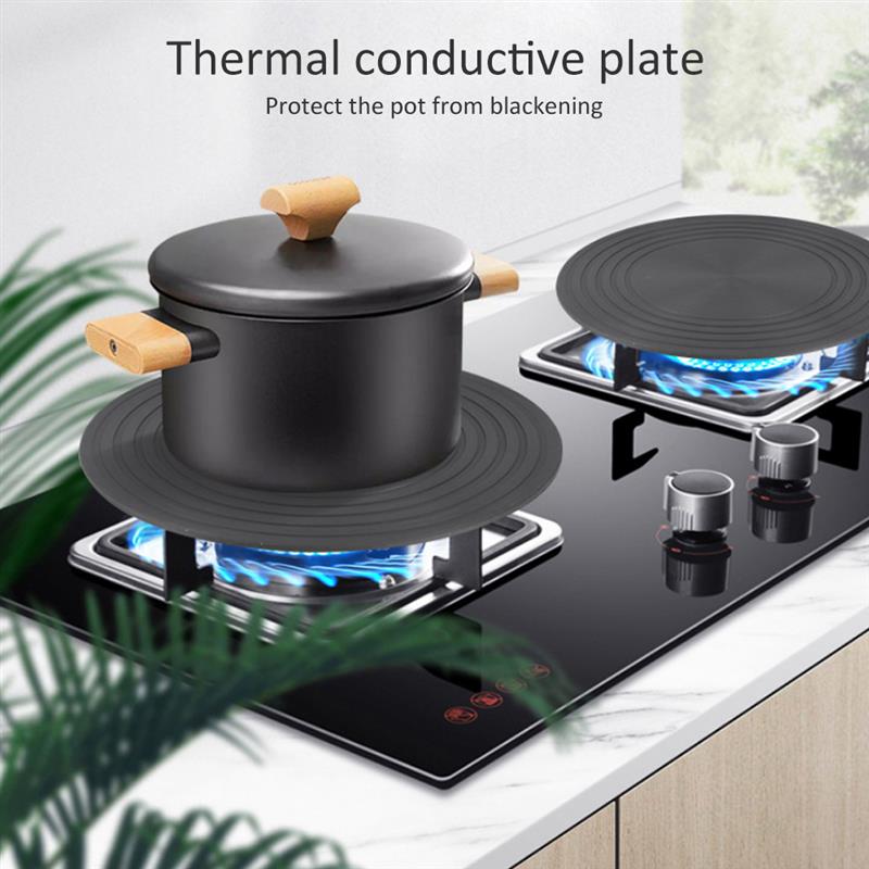 Wärmeleitung Platte Edelstahl Induktion Kochfeld Konverter Kochen Platte Wärme Diffusor Konverter Gas Elektrische Induktion