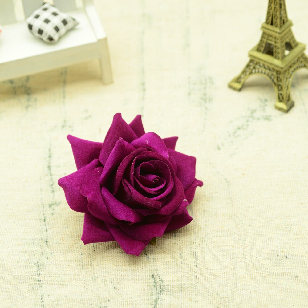 30/100PCS Kunstbloemen voor Kerst Woondecoratie Bruiloft Bruids Accessoires DIY Krans Een Cap Zijden rozen