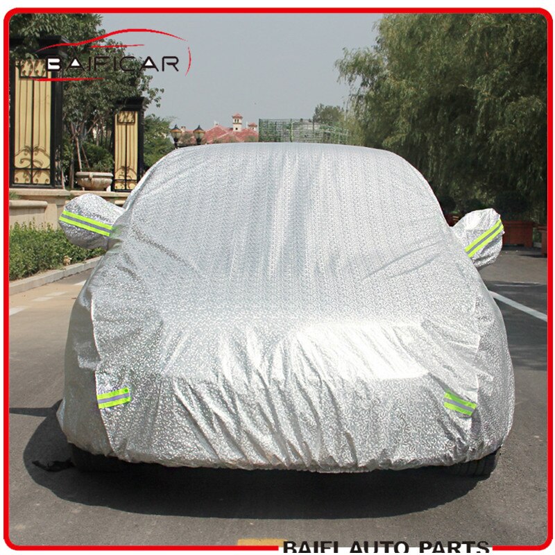 Baificar Gloednieuwe Echte Indoor Outdoor Full Car Cover Zon Uv Sneeuw Dust Slip Bescherming Maat 2L 3L Ym Auto covers