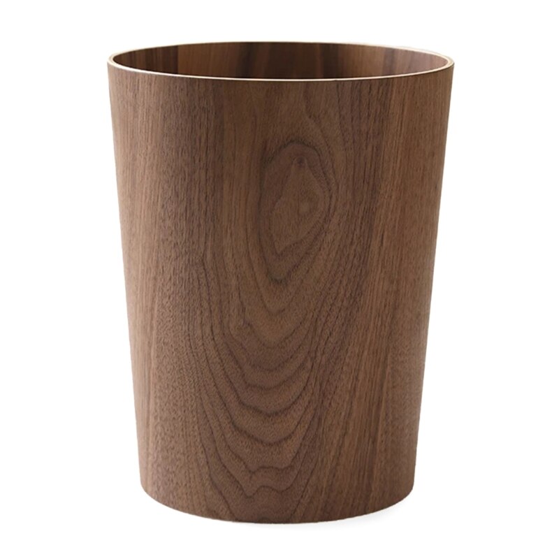 Kreative Lagerung Holz Mülleimer Hause Eimer Müll Behälter Hotel Wohnzimmer Büro Papierkorb Dosen: B