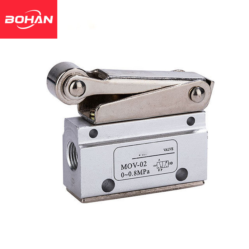 Mov Válvula Manual Neumática Dos Puertos Mecánic Grandado