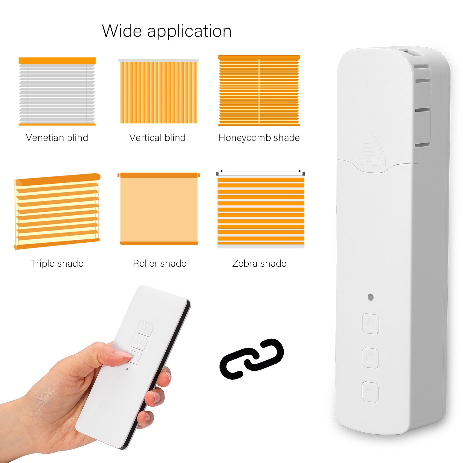 Tuya WIFI Smart Pull Bead Curtain MotorElectric Curtain Motors Remote Voice Control Compatible with Alexa Google Home EU Plug