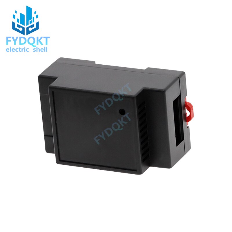 Brand 88x54x44mm DIN Rail PLC Fire detection instrument Power switch box, instrument housing, guide rail electrical Shell