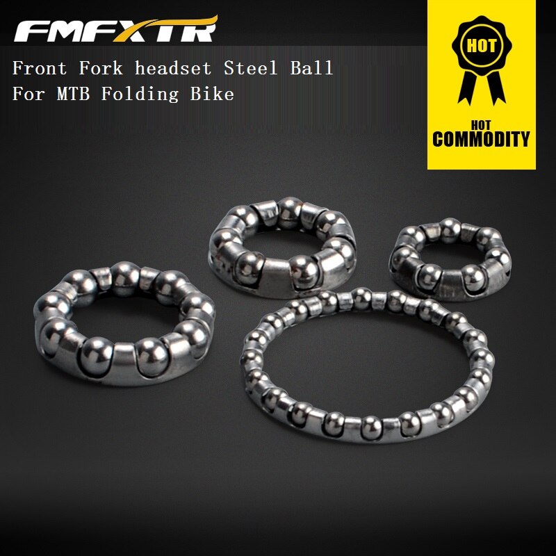 Mtb vägfällbar 44mm cykelheadset kullager 20mm 25mm främre baknav stålkula 30mm- axliga stålkullager tillbehör