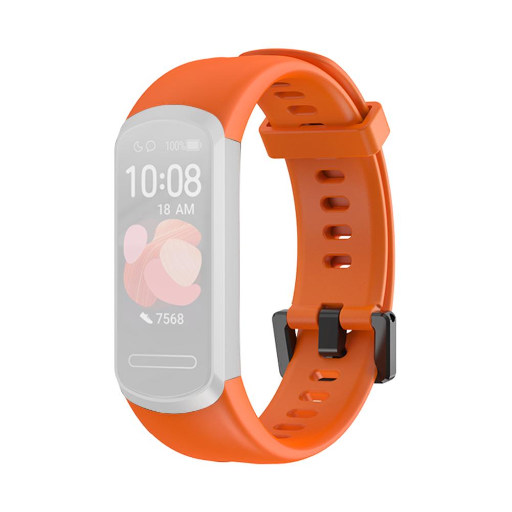 Silikon Handgelenk Gurt Für Huawei Band 4 Sport Strap Armband smart uhr Band Armband Für Huawei Band4 Smart Zubehör: Orange