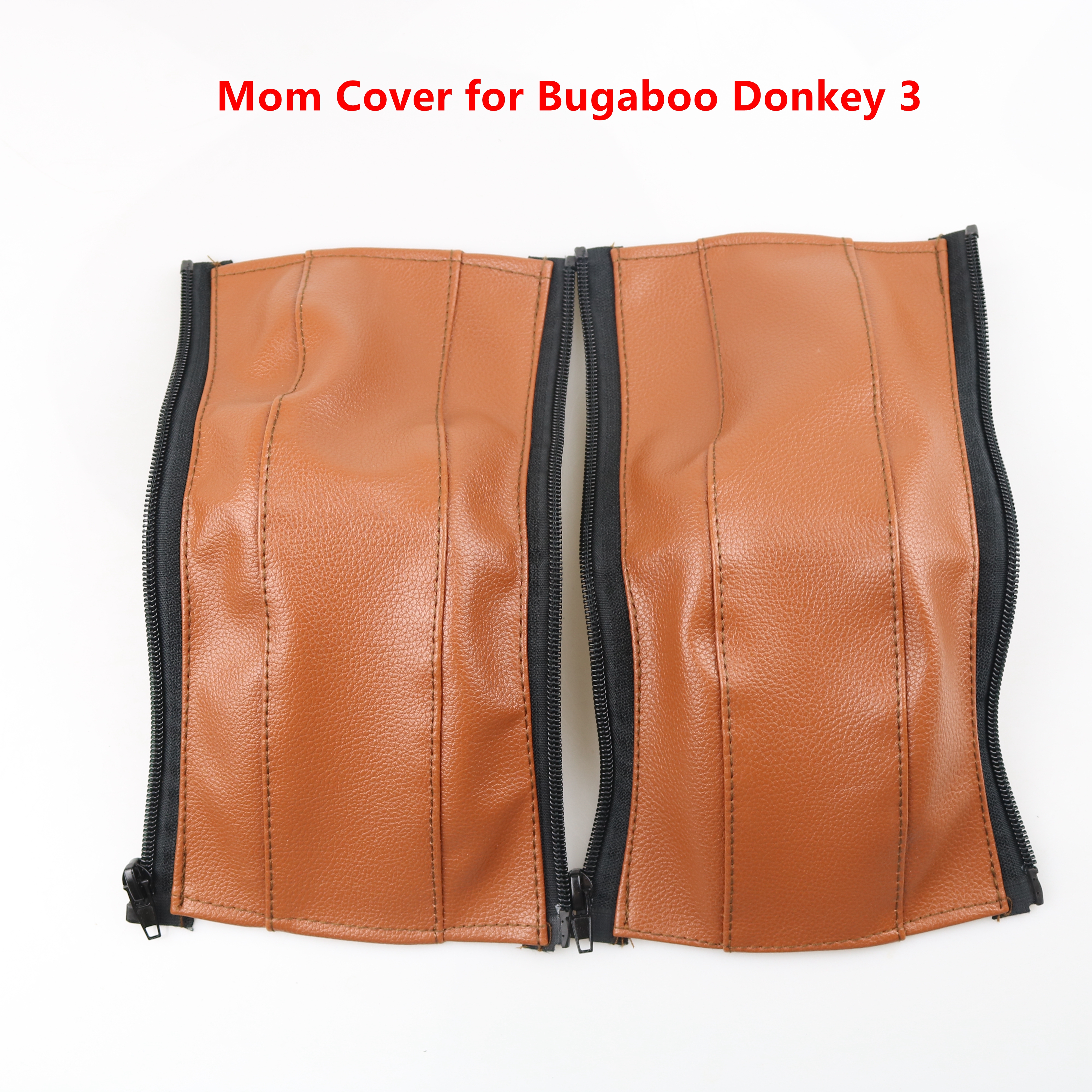 Kinderwagen Armleuningen Covers Voor Bugaboo Donkey 1 2 3 Wandelwagen Pu Lederen Beschermhoes Handvat Bumber Covers Kinderwagens Accessoires: donkey3 mom brown