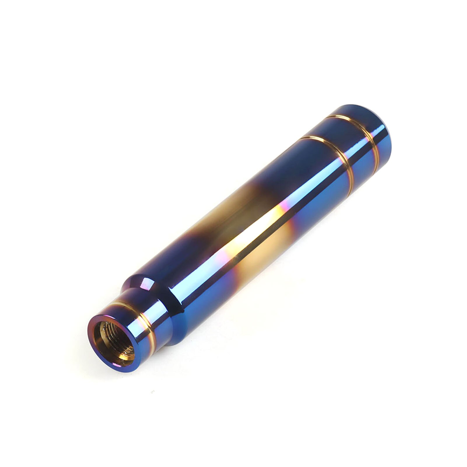 18cm Gear Shift Knob Stick Manual Transmission Universal Car Aluminum Extended Gear Shifter Gear Head Knob: Grilled Blue