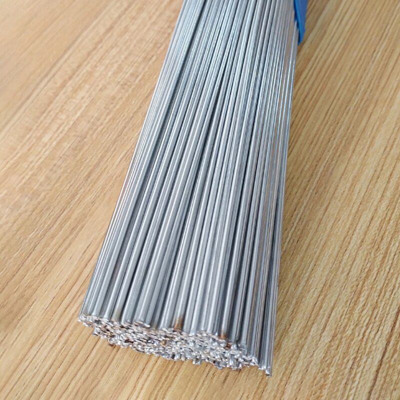 50pcs Low Temperature Aluminum Welding Rods Flux Cored Brazing Wire 500mm Air Conditioning Aluminum Pipe Repair Welding Rod