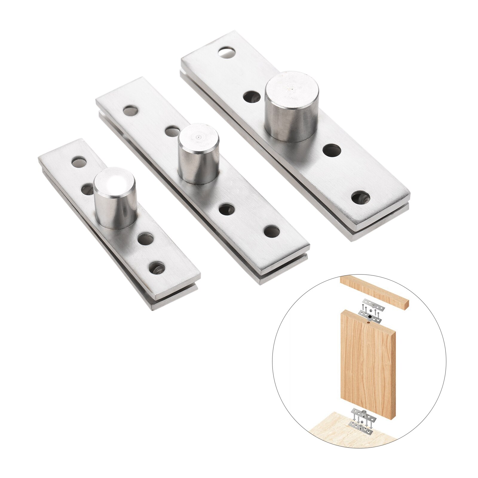 Deur Pivot Roterende Scharnier Rvs Up Down As 360 Graden Rotatie Verborgen Deur Zware Grind Kern 73/95/98Mm Solid