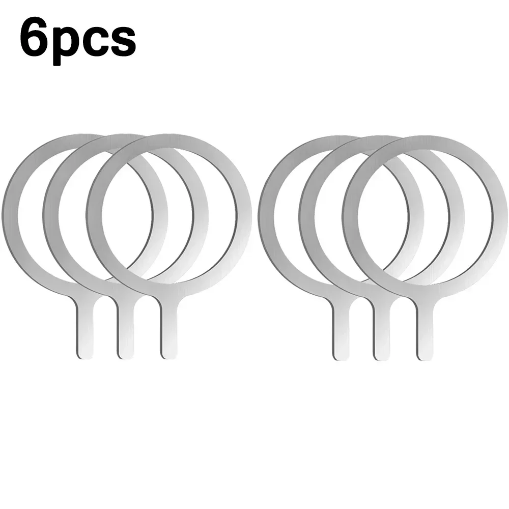 10-1 sztuk metalowy pierścień naklejka na obudowę Magsafe konwerter pierścień adaptera magnetyczne bezprzewodowe ładowanie telefonu uchwyt samochodowy dla IPhone Samsung: Sapphire