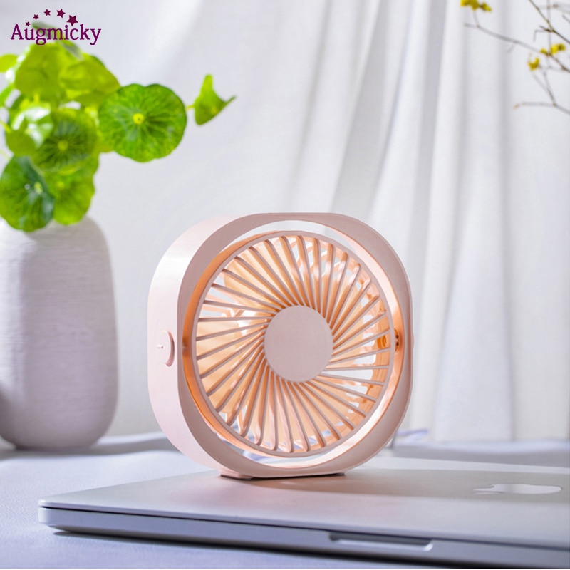 Ventilador usb 2019 ° com refrigeração, cooler portátil com 3 velocidades super silencioso para escritório ventiladores de carro casa notebook 360 novo