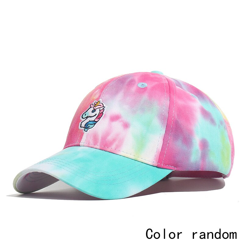 Mädchen Regenbogen Baseball Kappe Sommer Hüte Männer Frauen Snapback Cartoon Einhorn Basebaal Hut Kappe Für Mädchen Lässig Ausgestattet Casquette