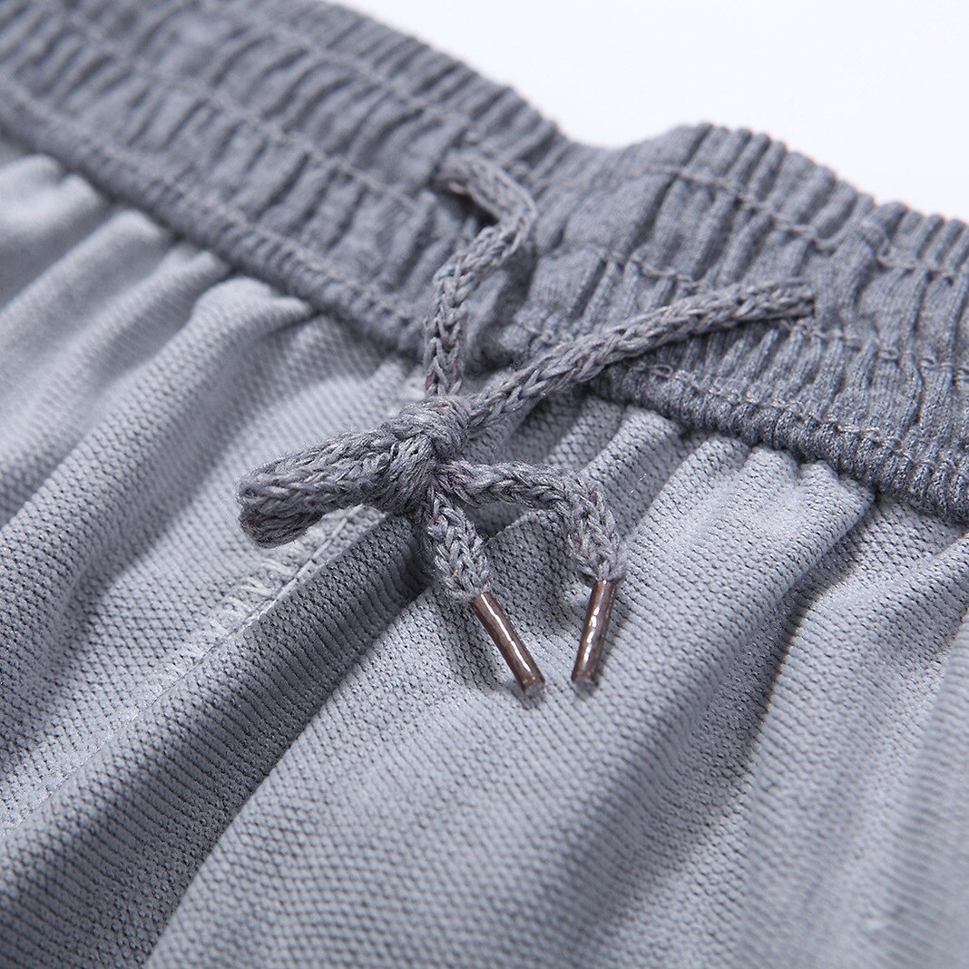 Herre bomullsbukser tørker raskt pustende treningsbukser herre elastisk midje aktiv joggebukse billig utvendig bukse l - 5xl 6xl