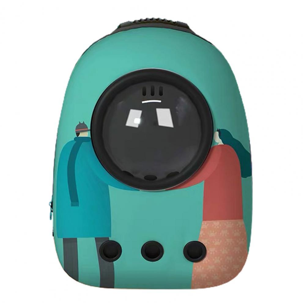 Portable Cat Backpack With Vents Double Zipper Pet Carrier Backpack Oxford Cloth Dogs Carrier Cat Carrier Bag Pet Backpack: 6