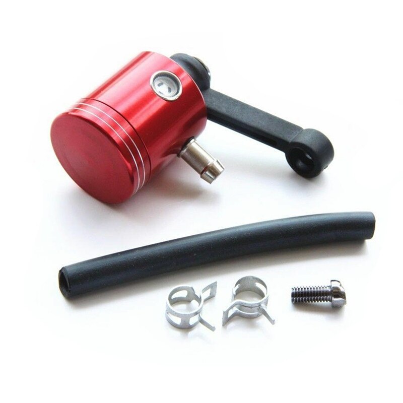 Universal Bike Master Cylinder Fluid Oil Reservoir Brake Clutch Tank Cafe Racer Dual Sport bike Cruiser Atv Scooter Offroad: red